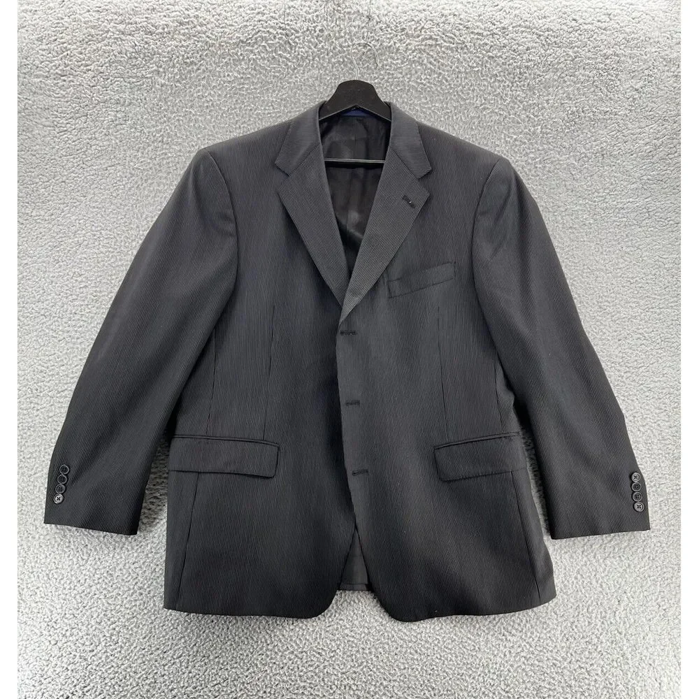Daniel Cremieux Performance Loro Piana‎ 44 S Black Sports Coat Blazer Italy